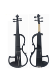 Black Solid Wood Ebony Electric Violin EA1