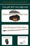 Fiddlover Artist Intermediate Violin w/Case And Bow Q028 i3